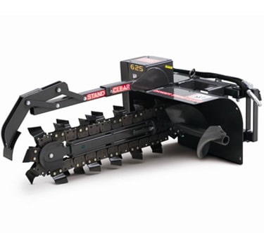 Compact Utility Loader Trencher Attachment
