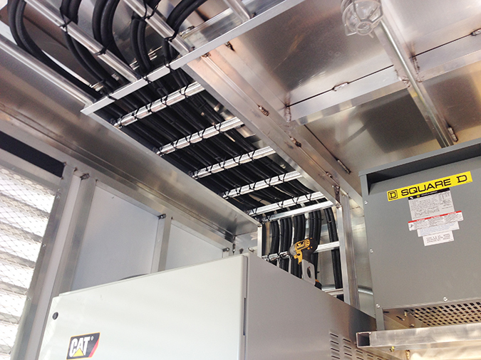 Inside of a building