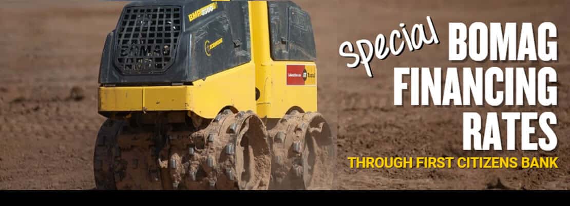 Bomag special financing promo graphic